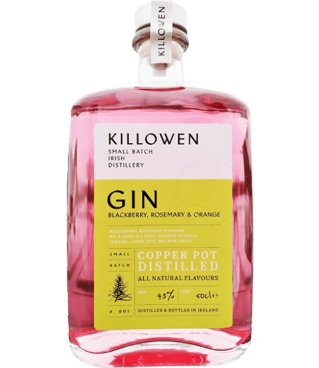 Killowen Blackberry Rosemary & Orange Small Batch Gin 0,70 ltr 40%
