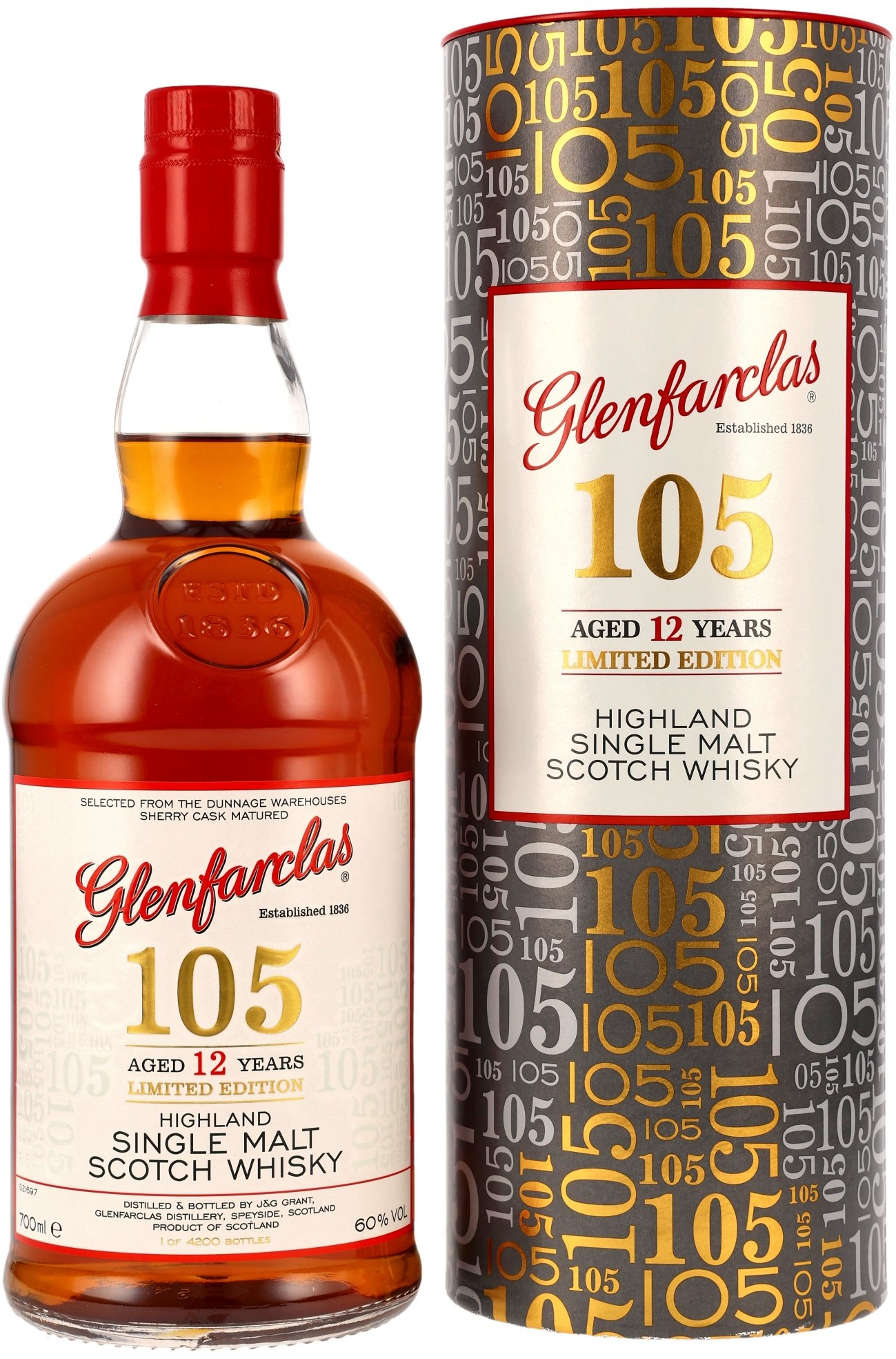 Glenfarclas 105 Sherry Cask 12 Years Old 0,70 ltr 60% - Whiskysite