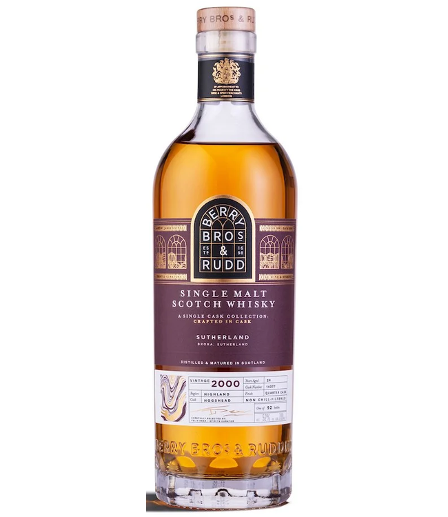 Sutherland 24 Years Old 2000 Berry Bros & Rudd 0,70 ltr 52%