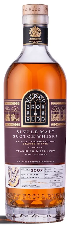 Teaninich 18 Years Old 2007 Berry Bros & Rudd 0,70 ltr 57,2%