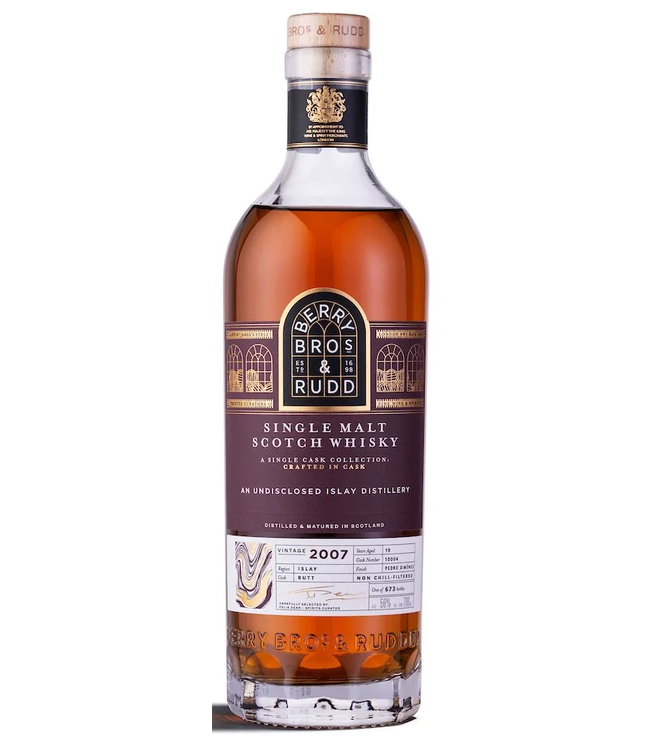 An Undisclosed Islay 18 Years Old 2007 Berry Bros & Rudd 0,70 ltr 56%