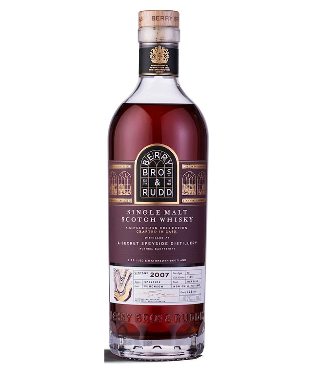 Secret Speyside 18 Years Old 2007 Berry Bros & Rudd 0,70 ltr 63,2%