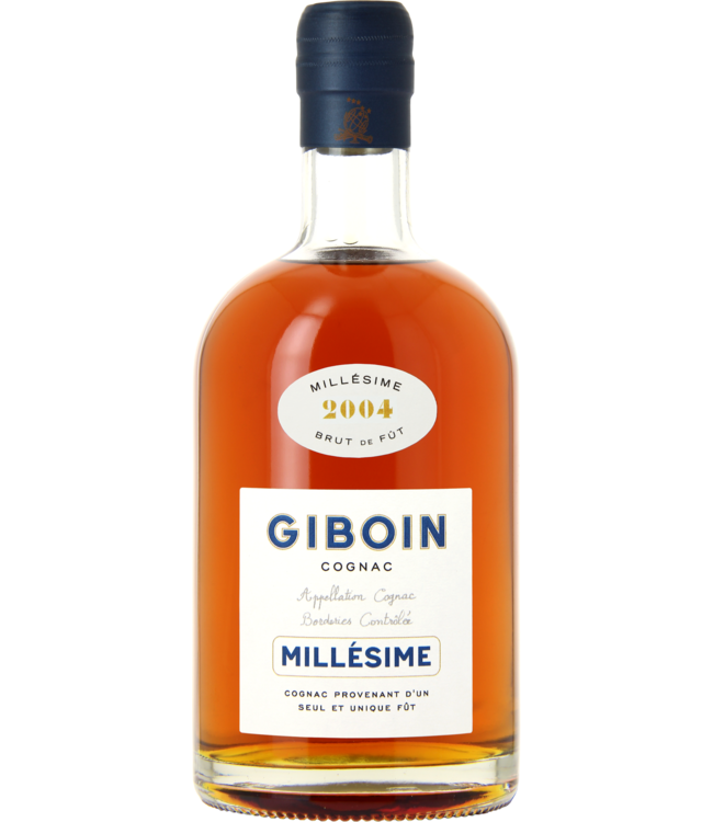 Cognac Giboin Millesime 2004 0,50 ltr 43,2%