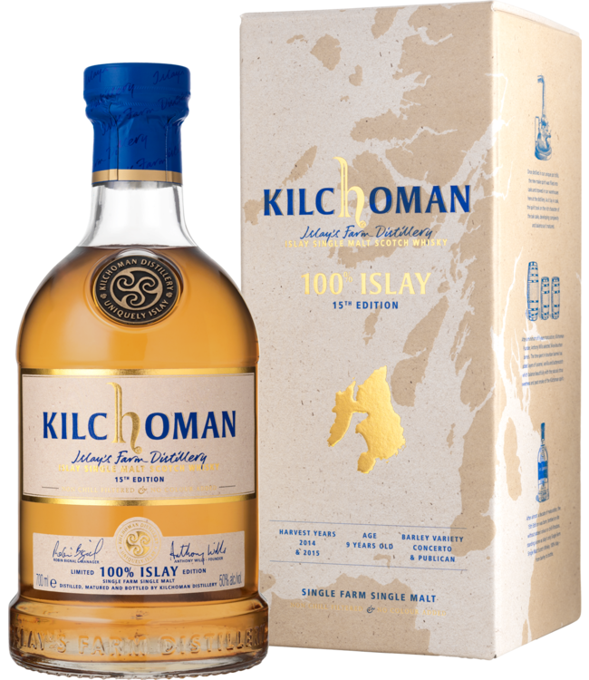 Kilchoman 100% Islay 15th Edition 0.70 ltr 50%