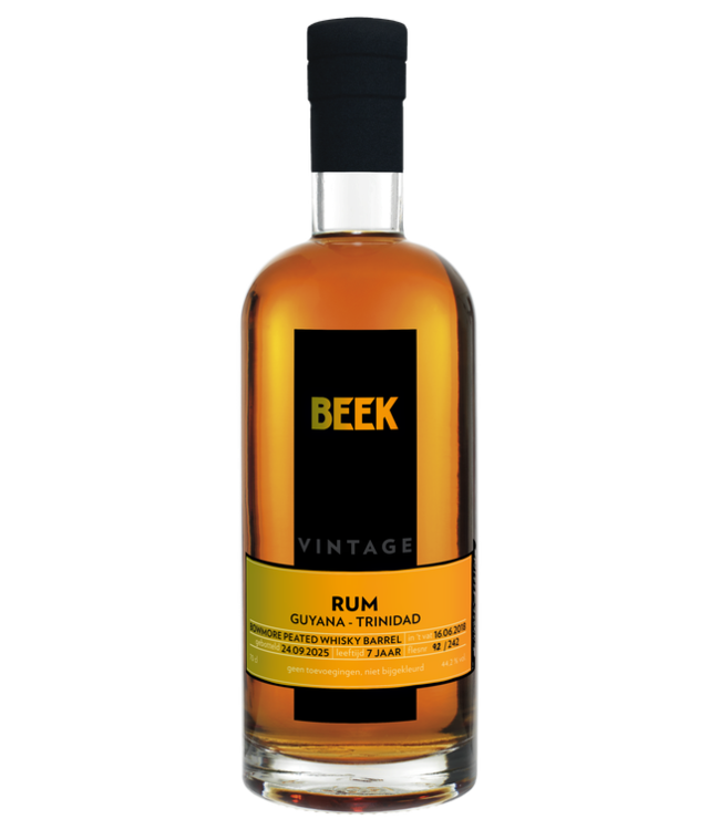 Beek Rum Guyana-Trinidad Bowmore Cask 0,70 ltr 44,2%