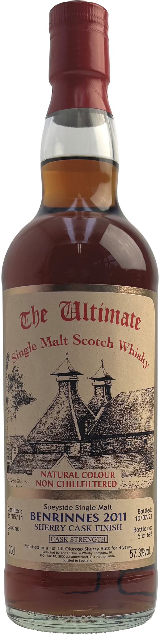 Benrinnes 12 Years Old 2011 The Ultimate Selection Cask 5 0,70 ltr 57,3%