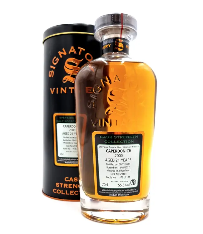 Caperdonich 2000 Signatory Cask Strength Cask 29484 0,70 ltr 55,5%