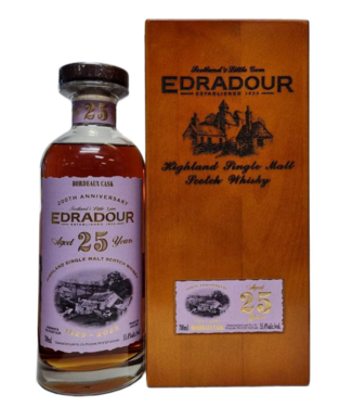 Edradour Edradour 25 Years Old Bordeaux Cask #811 200TH Anniversary 0.70 ltr 54.8%