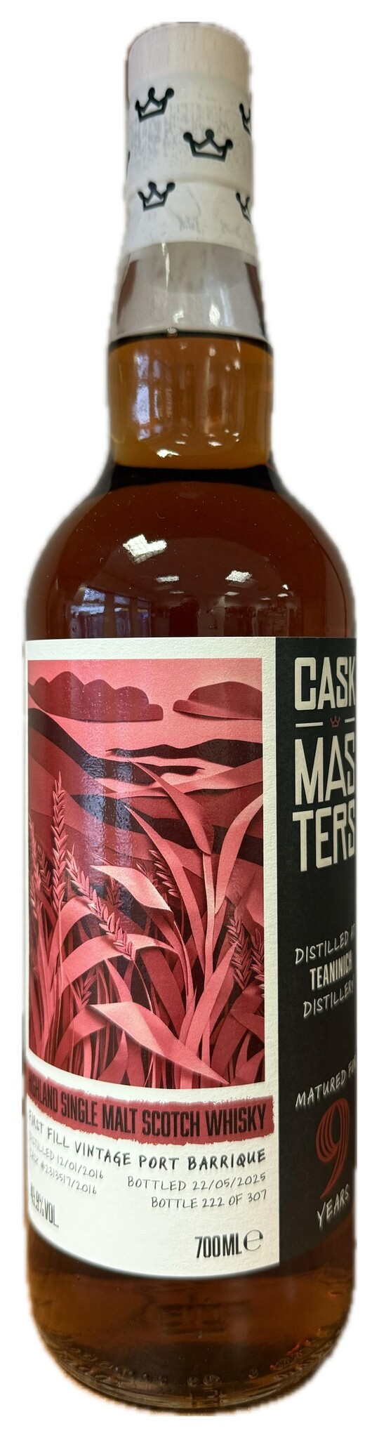 Teaninich 9 Years Old 2016 Cask Masters 0,70 ltr 49,9%