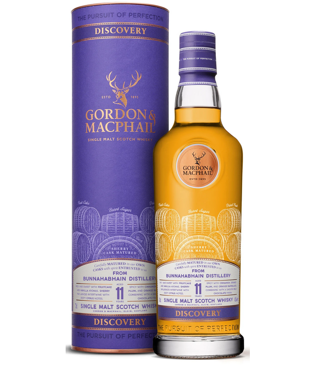 Bunnahabhain 11 Years Old Gordon & MacPhail Discovery 0,70 ltr 43%
