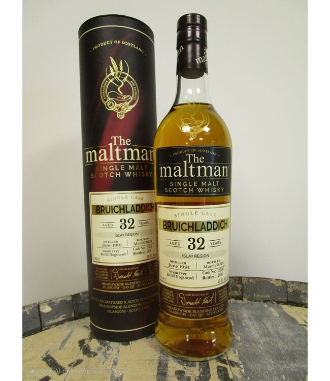 Bruichladdich 32 Years Old 1991 The Maltman 0,70 ltr 49,3%