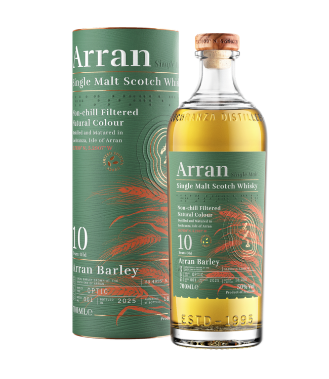 Arran 10 Years Old Local Barley Optic #1 0,70 ltr 50%
