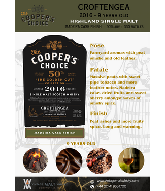 Croftengea Croftengea 9 Years Old 2016 Cooper's Choice Golden Cut 0,70 ltr 50%