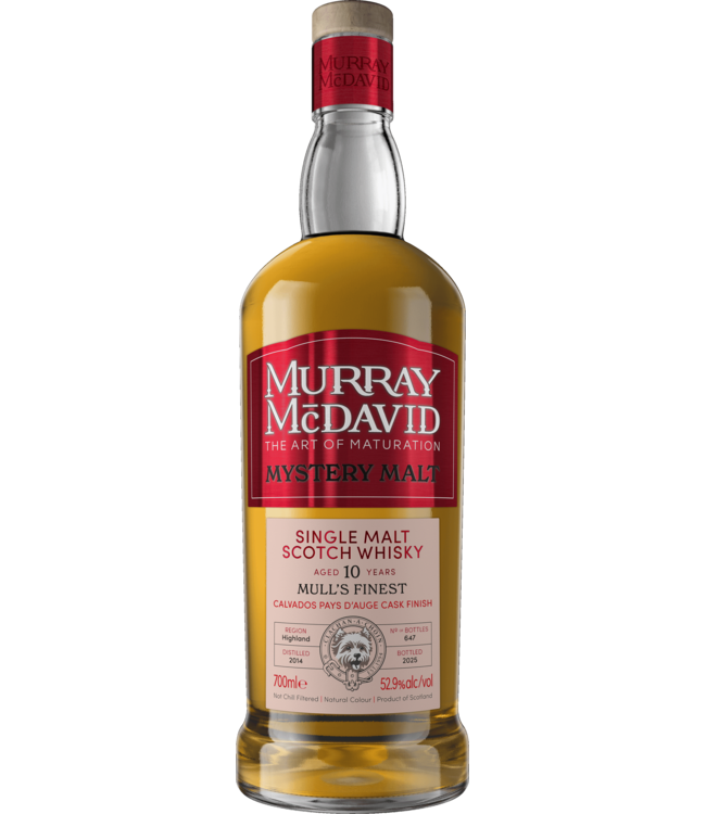 Mull's Finest 10 Years Old 2014 Murray McDavid 0,70 ltr 52,9%