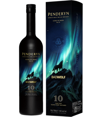 Penderyn Penderyn Icons Of Wales Bad Wolf 10 Years Old 0,70 ltr 46%