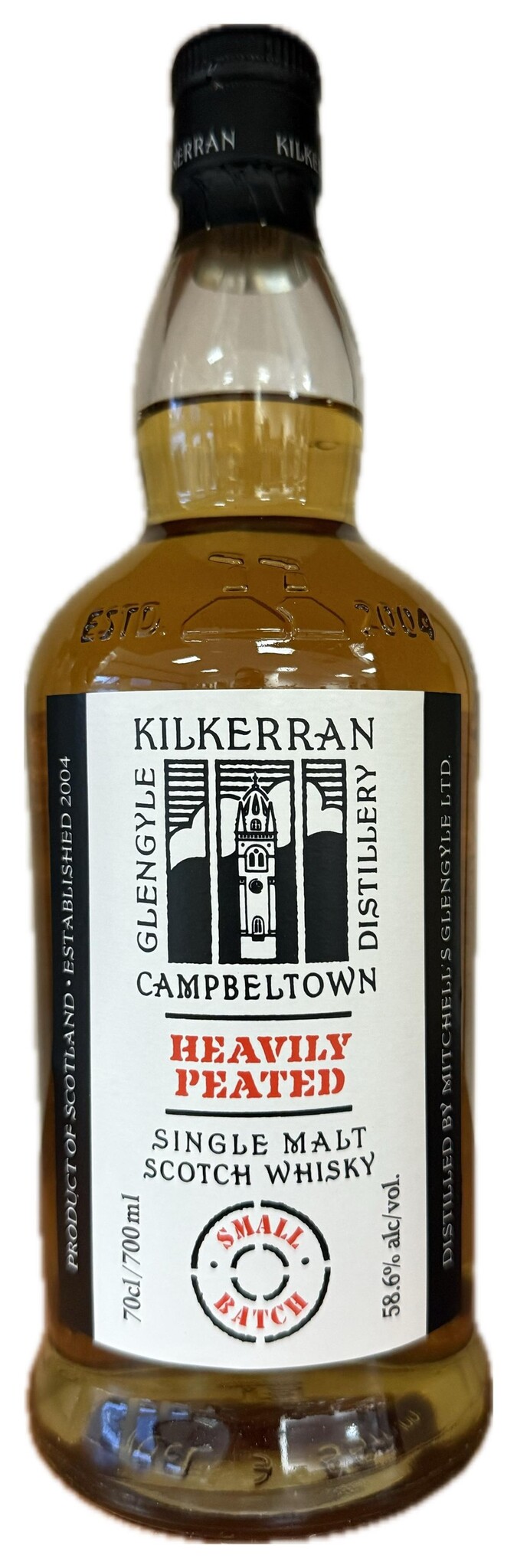Kilkerran Heavily Peated Batch 13 0,70 ltr 58,6%