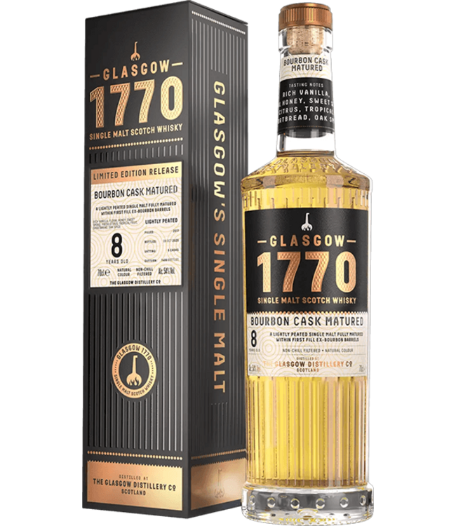 1770 Glasgow Distillery Bourbon Cask 8 Years Old 0.70 ltr 54%
