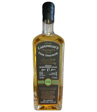 Miltonduff Miltonduff 17 Years Old 2008 Cadenhead Chairman's Stock 0,70 ltr 51,5%
