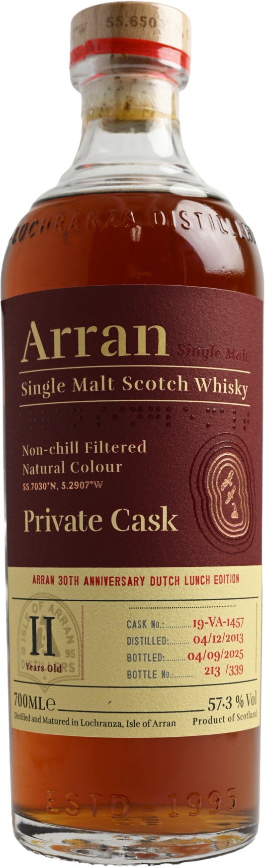 Arran 11 Years Old PX Single Cask 19-VA-1457 0.70 ltr 57.3%