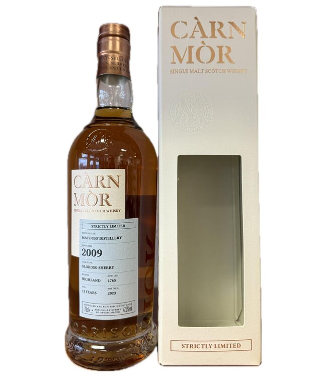 Macduff 13 Years Old 2009 Carn Mor 0.70 ltr 47.5%
