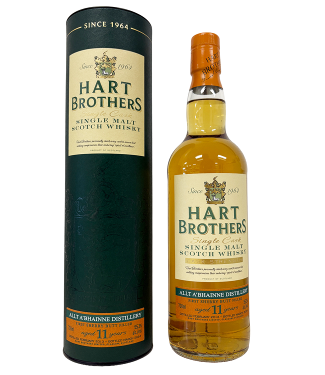 Allt A Bhainne 11 Years Old 2013 Hart Brothers 0.70 ltr 55.3%