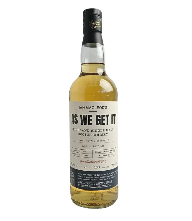 As We Get It Highland Single Malt 0,70 ltr 60,4%