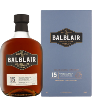 Balblair Balblair 15 Years Old 1,00 ltr 46%