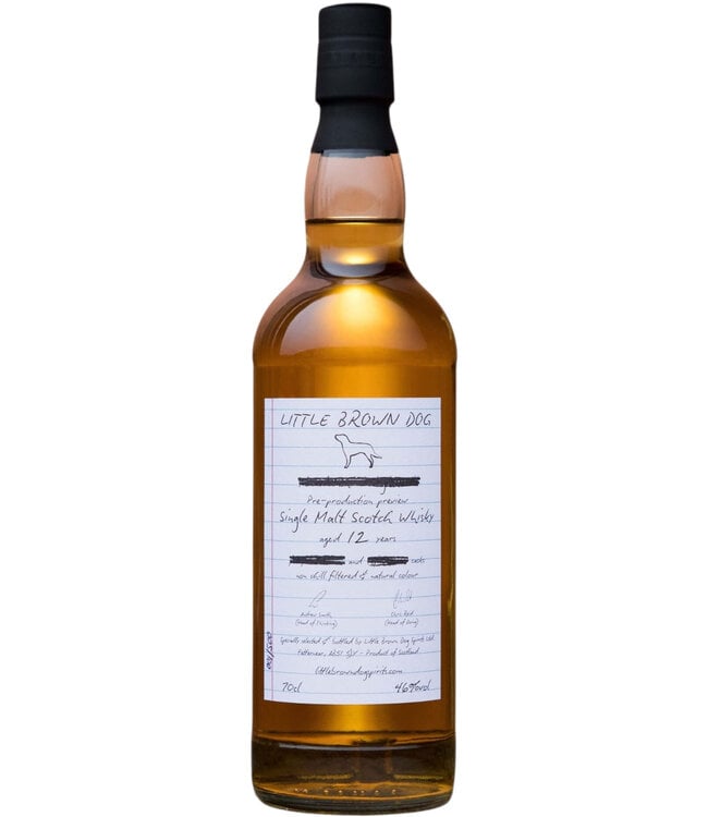 Glen Garioch 12 Years Old Little Brown Dog 0.70 ltr 46%