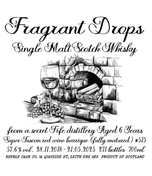 Secret Fife 6 Years Old 2018 Fragrant Drops 0,70 ltr 57,6%