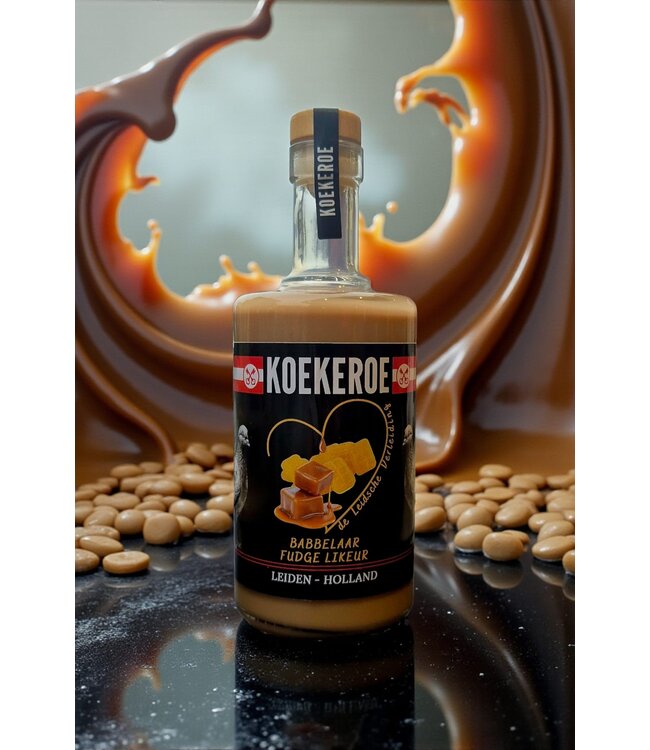 Koekeroe Babbelaar Fudge Liqueur "the Leiden Temptation" 0.50 ltr 28%