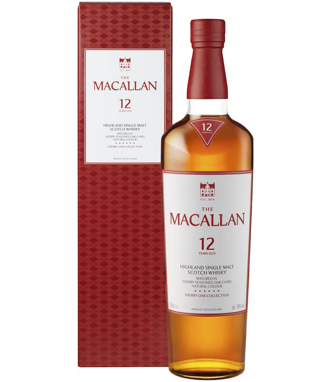 Macallan 12 Years Old Sherry Oak Cask 0,70 ltr 40%