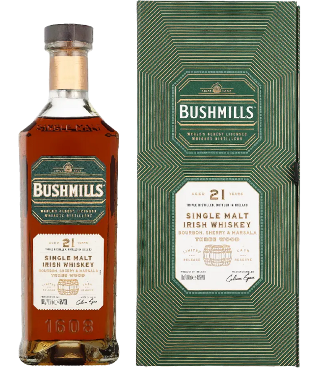 Bushmills 21 Years Old Single Malt 0,70 ltr 46%