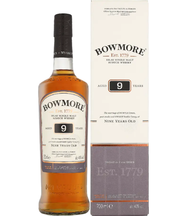 Bowmore 9 Years Old 0,70 ltr 40%