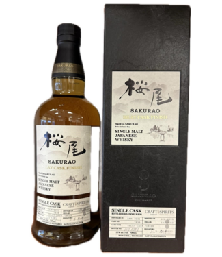 Sakurao Sakurao Single Cask For Craft Spirits 0,70 ltr 55%