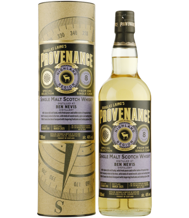 Ben Nevis 8 Years Old Provenance 0,70 ltr 46%