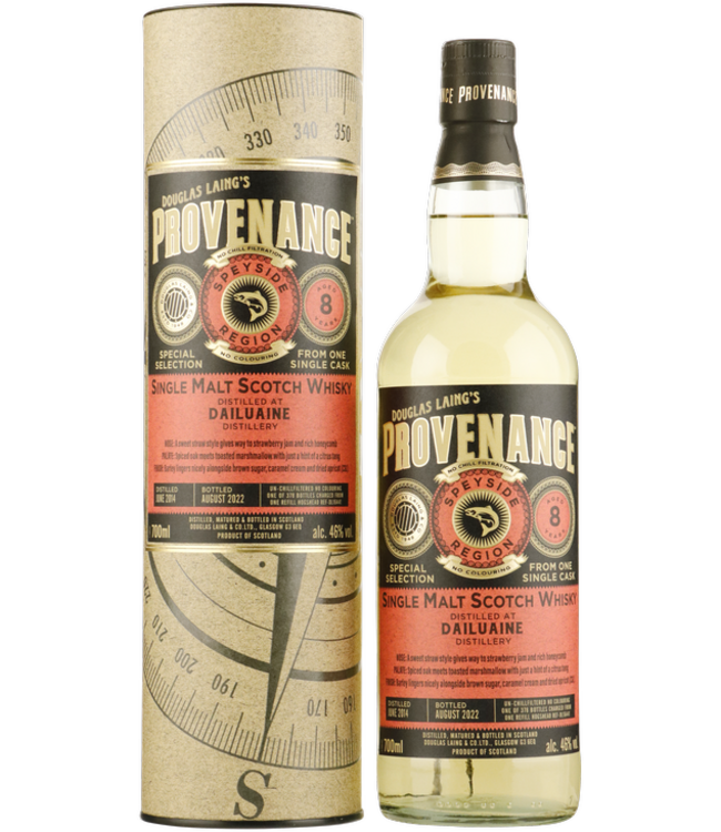 Dailuaine 8 Years Old Provenance 0,70 ltr 46%