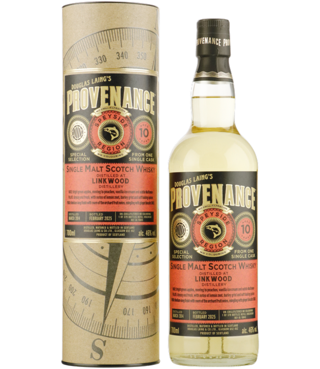 Linkwood 10 Years Old Provenance 0,70 ltr 46%