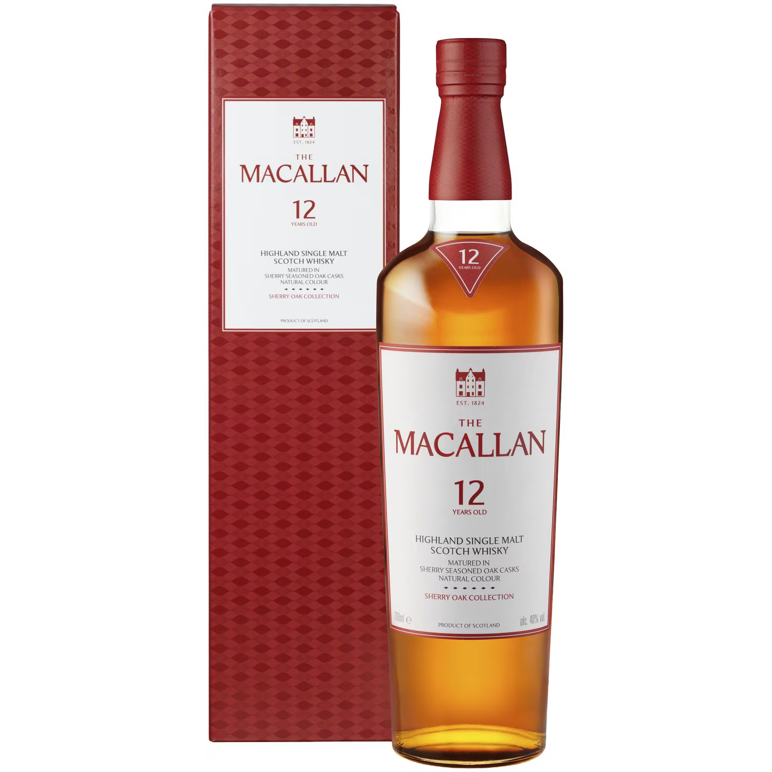 Macallan 12 Years Old Sherry Oak Cask 0,70 ltr 40% - Whiskysite.nl