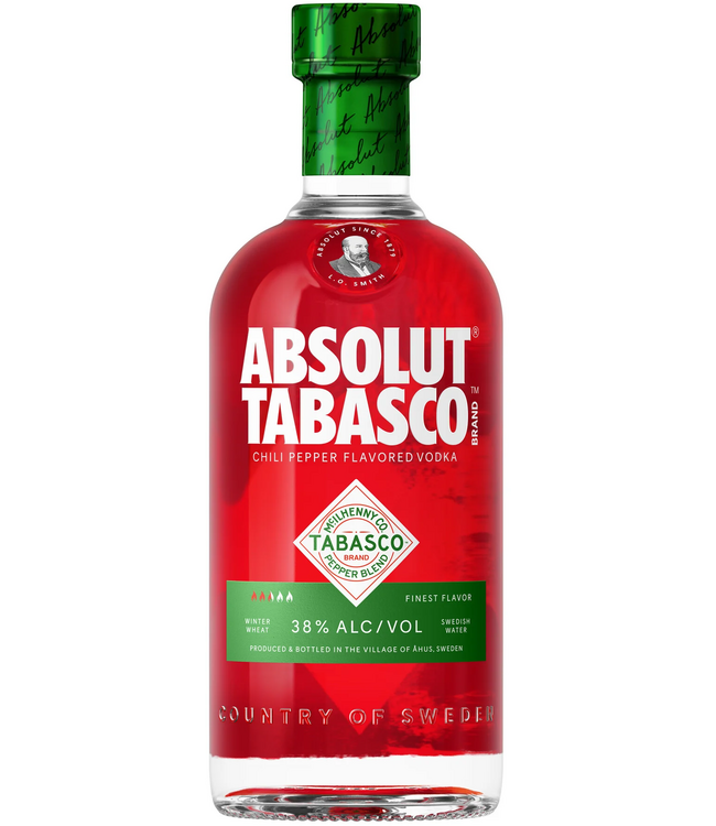 Absolut Vodka Tabasco 0,70 ltr 38%