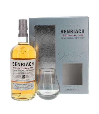 Benriach Benriach The Original Ten Giftpack Met Glas 0,70 ltr 43%