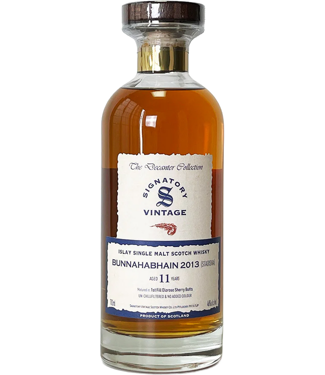Bunnahabhain Staoisha Ibisco Decanter 11 Years Old 2013 0,70 ltr 46%
