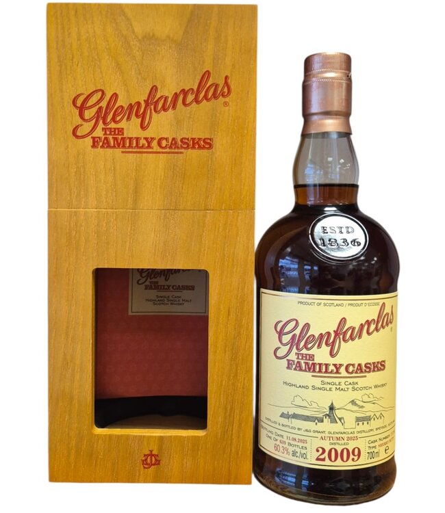 Glenfarclas Family Casks 2009 Autumn Release 2025 Cask 1118 0,70 ltr 60,3%