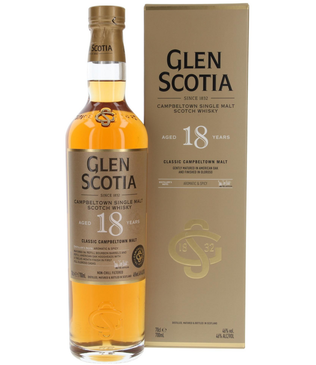 Glen Scotia 18 Years Old 0.70 ltr 46%