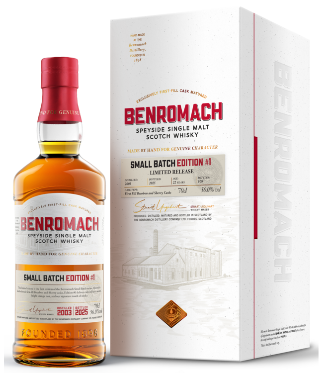 Benromach 22 Years Old Small Batch Edition 1 0,70 ltr 56%