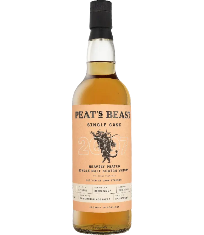 Peat's Beast Single Cask 2007 0,70 ltr 55%