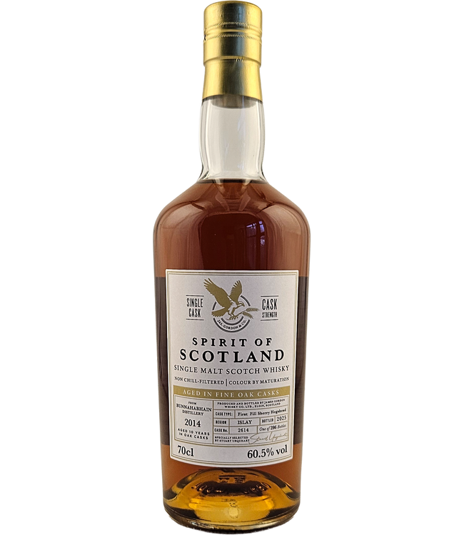 Bunnahabhain 10 Years Old 2014 Spirit Of Scotland 0,70 ltr 60,5%