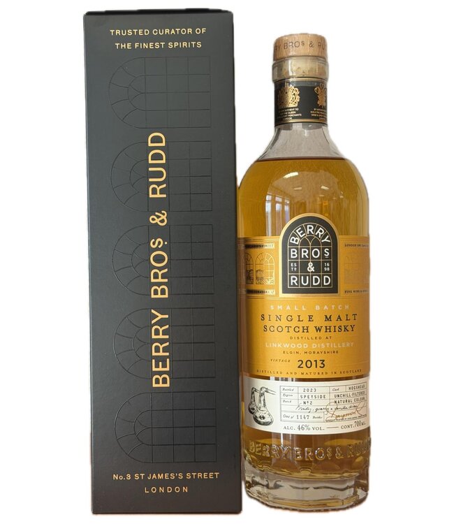 Linkwood 10 Years Old 2013 Berry Bros & Rudd 0,70 ltr 46%