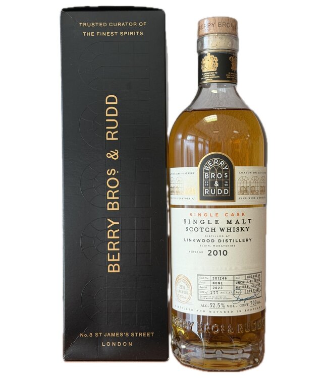 Linkwood 13 Years Old 2010 Berry Bros & Rudd 0,70 ltr 52,5%