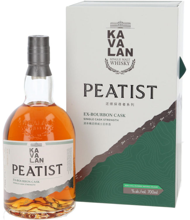 Kavalan Peatist Ex-Bourbon Cask 0,70 ltr 54,8%