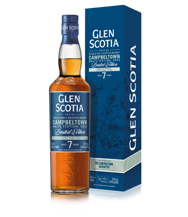 Glen Scotia 7 Years Old Campbeltown Malt Festival Edition 2026 0.70 ltr 53.9%